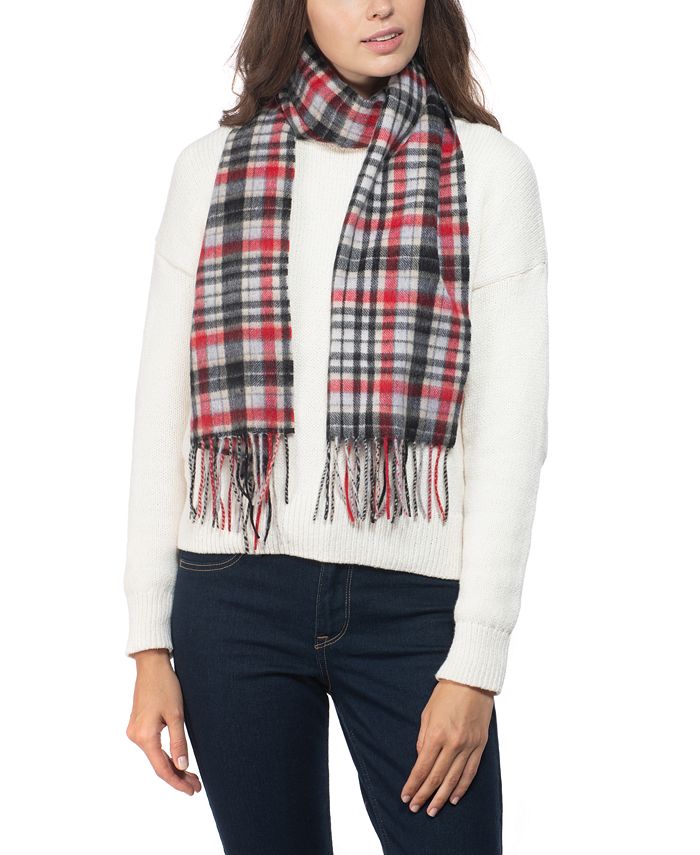 Charter Club Cashmere Plaid Scarf, Created for Macy's Macy's