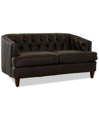 Macy's - Austian 69" Leather Loveseat