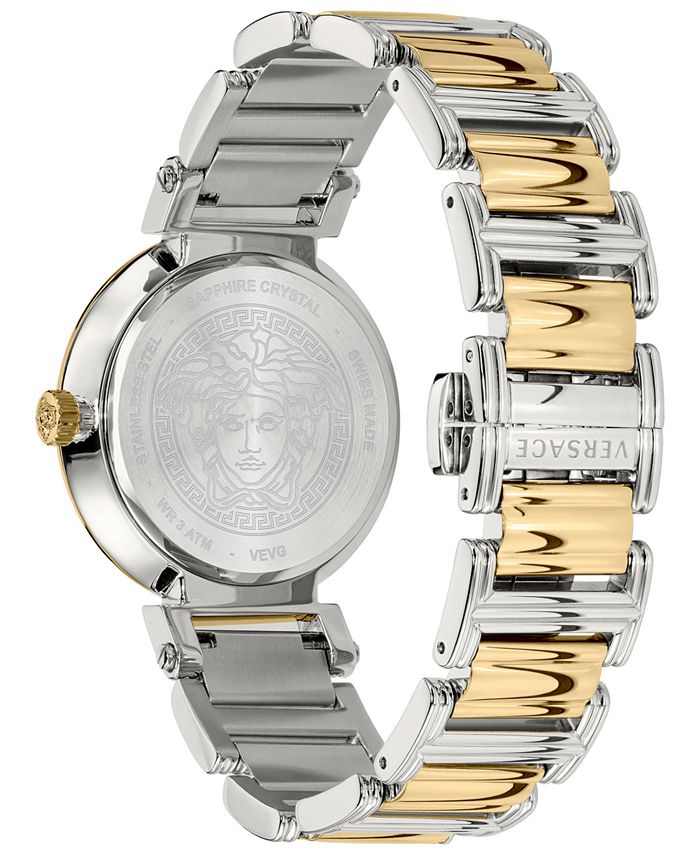 Versace Women's Swiss Tribute TwoTone Stainless Steel Bracelet Watch