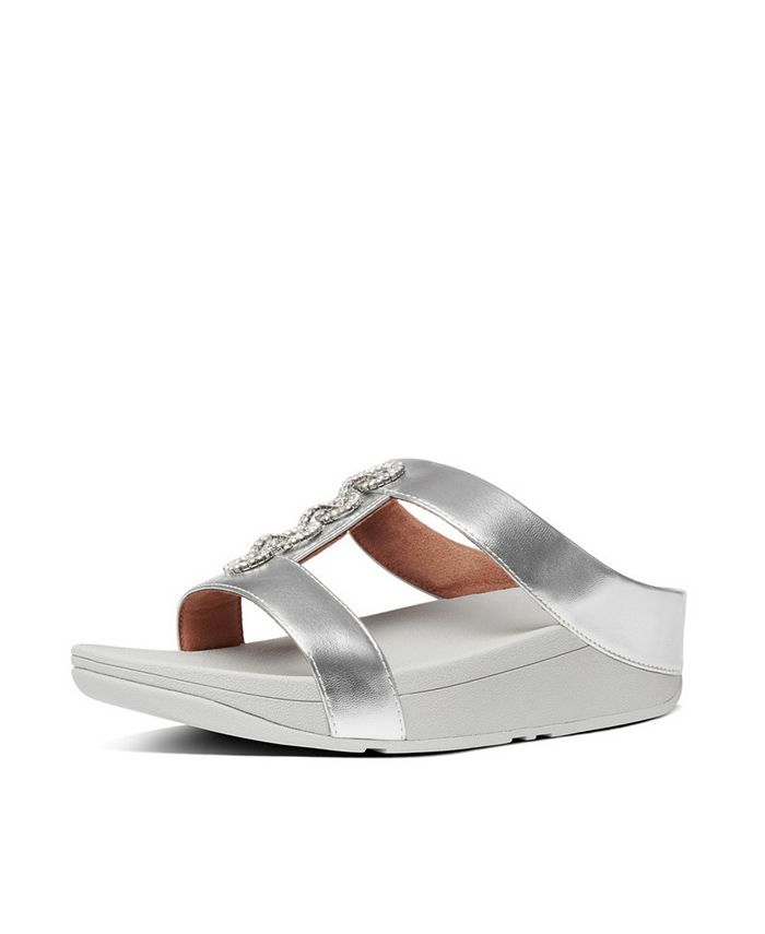 FitFlop Women's Fino Sparkle Slide - Macy's