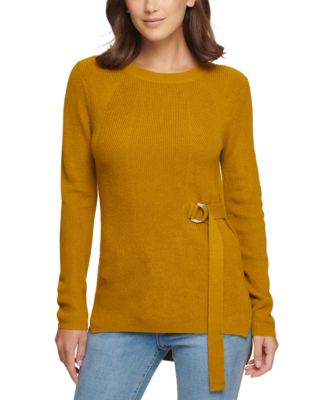 DKNY - Tie-Side Crewneck Sweater