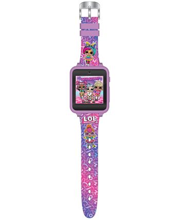 Accutime - Kid's Pink Silicone Strap Smart Watch 46x41mm