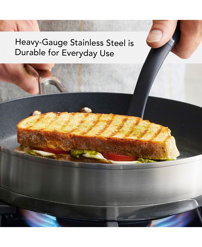 KitchenAid 3Ply Base Stainless Steel Nonstick Induction Stovetop Grill