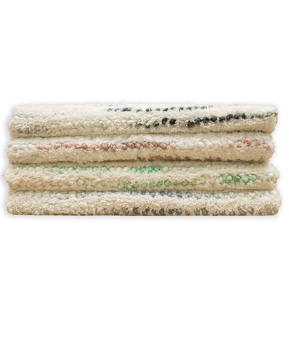 Martha Stewart Collection Bubble 20" x 30" Bath Rug, Created for Macy's
