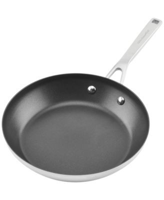3-Ply Base Stainless Steel 9.5" Nonstick Induction Frying Pan