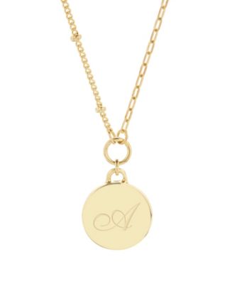 brook & york 14K Gold Plated Paige Initial Pendant - Macy's