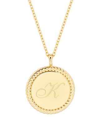 brook and york initial necklace