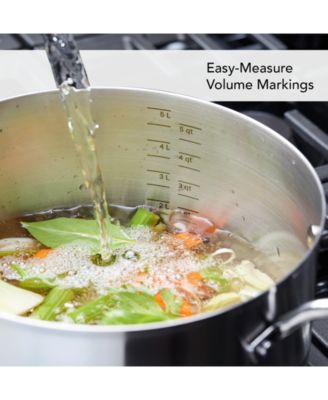 3-Ply Base Stainless Steel 11 Piece Cookware Induction Pots and Pans Set