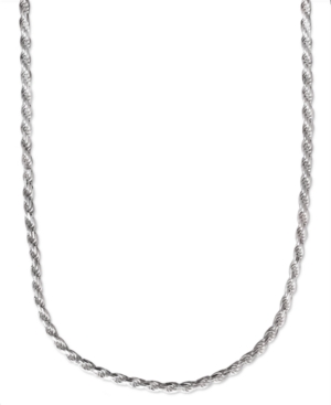 image of Men-s Sterling Silver Necklace, 22