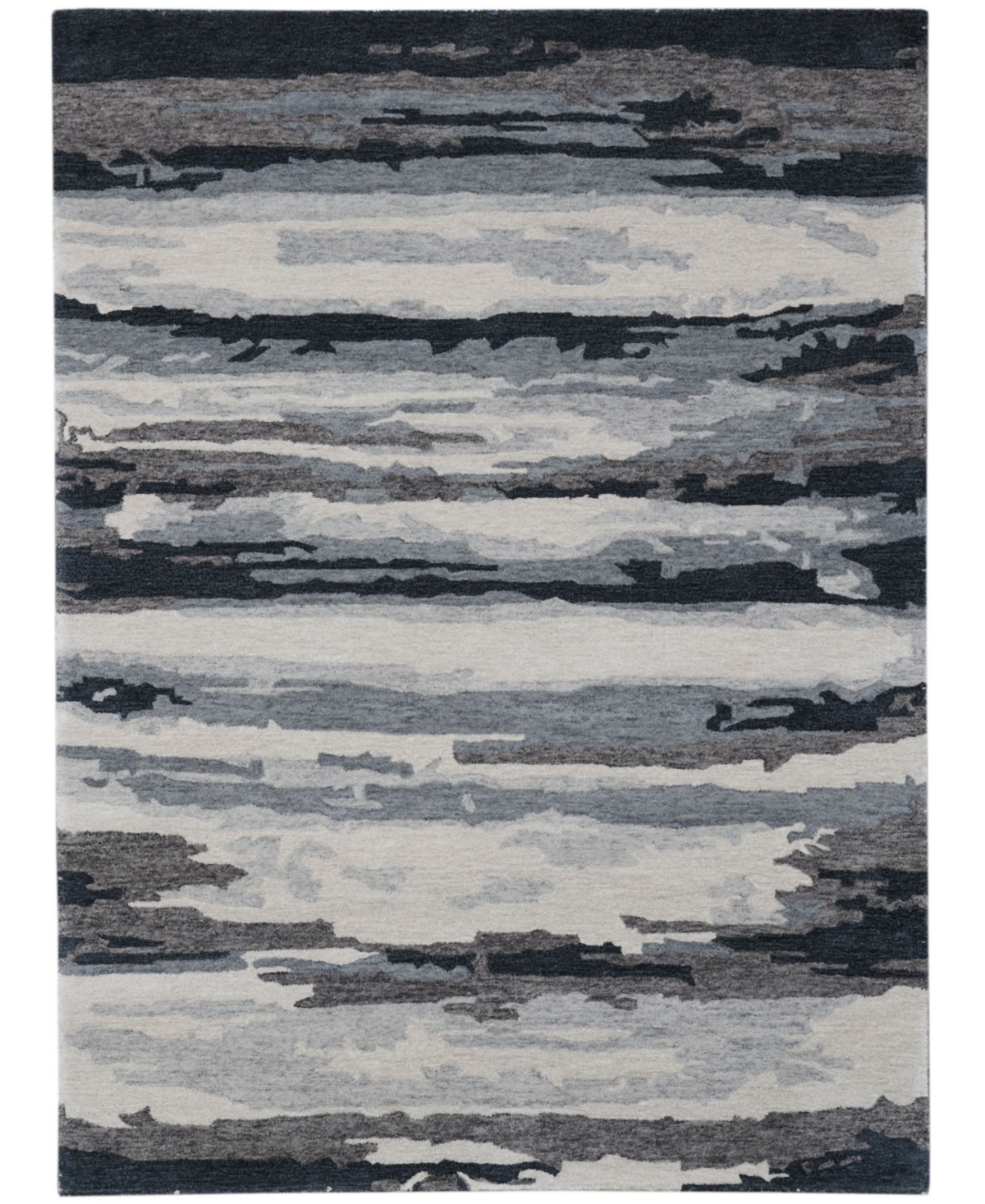 Amer Rugs Abstract Abs-6 Onyx 4' x 6' Area Rug - Onyx