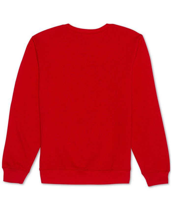 Peanuts Juniors' Snoopy Holiday Lights Graphic Sweatshirt Macy's