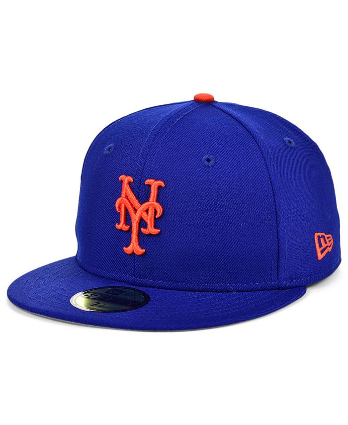 New Era New York Mets 100th Patch 59FIFTY Cap - Macy's