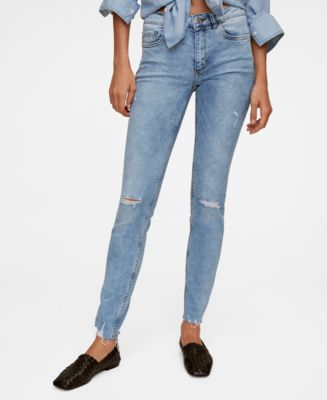 MANGO Kim Skinny Push-Up Jeans - Macy's