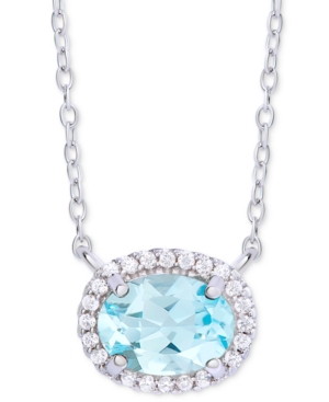 image of Blue Topaz Oval 18