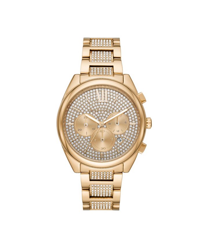 Michael Kors Women s Janelle Gold Tone Stainless Steel Bracelet