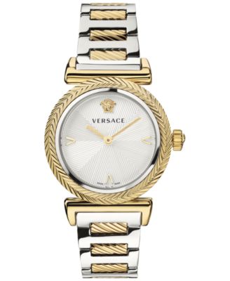 macy's versace women's watch