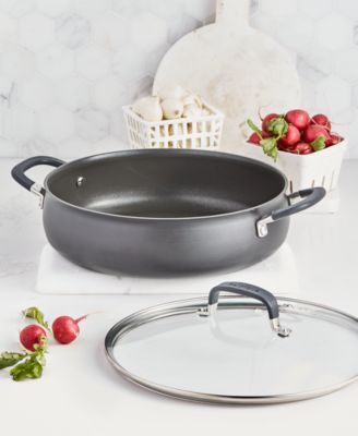 Belgique - Hard-Anodized Aluminum 5-Qt. Nonstick Everyday Pan with Lid