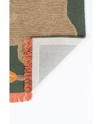 Atticus ATC-1 Green 5' x 7' Area Rug