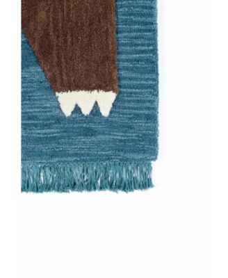 Atticus ATC-4 Navy 5' x 7' Area Rug