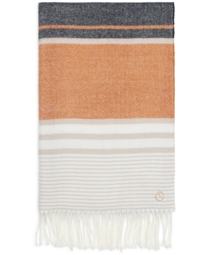 Calvin Klein Cozy Striped Blanket Scarf