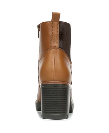 naturalizer lug sole leather booties