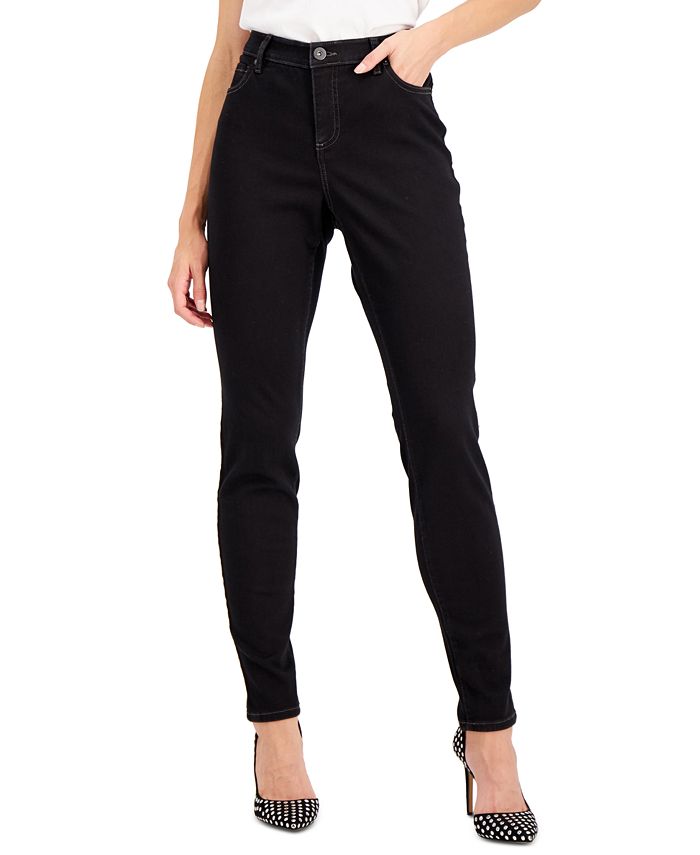 I.N.C. International Concepts Women's Curvy Mid Rise Skinny Jeans, Created  for Macy's - Macy's