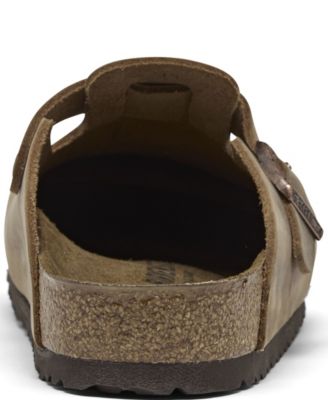 Men's Oiled Leather Boston Clogs from Finish Line