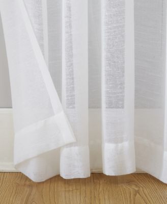 Slub Textured Linen Blend Curtain