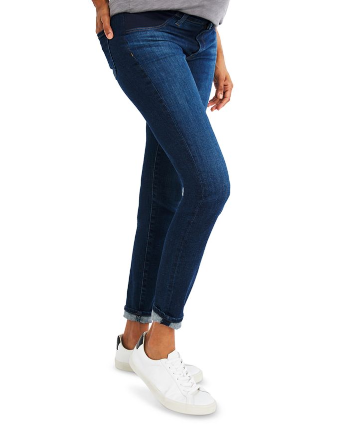 J Brand Side-Panel Skinny Maternity Jeans - Macy's