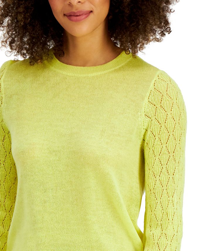 Pull Style & Co. Mint Ice XXL - Neuf Avec étiquettes, Col Rond, Manches Longues
