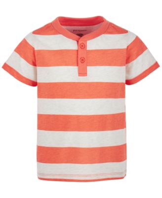 First Impressions - Baby Boys Rugby-Stripe Henley T-Shirt