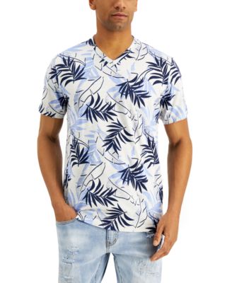 Sun + Stone - Men's Tropical Print T-Shirt