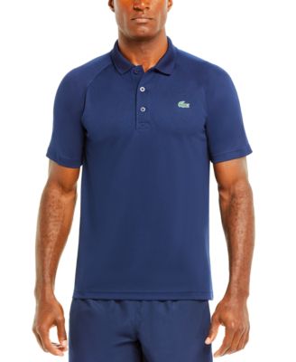 Men's Breathable Run-Resistant Interlock Polo Shirt