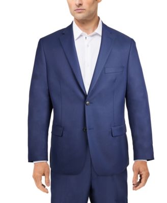 macy's navy blue suit