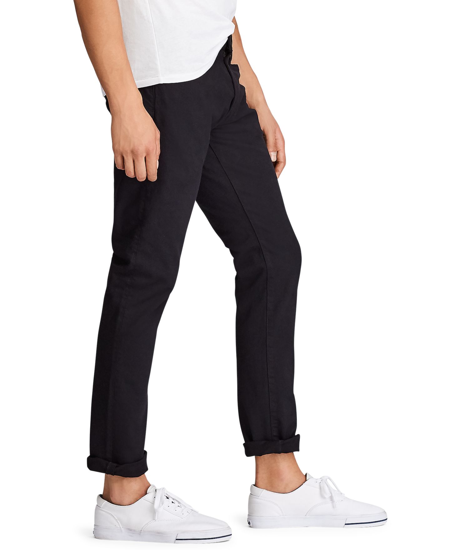 Мужские джинсы Polo Ralph Lauren Sullivan Slim Stretch, цвет: Чёрный — фото 8