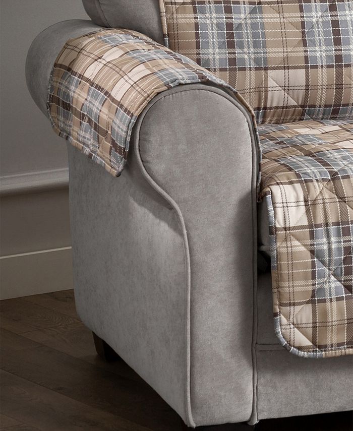 P/Kaufmann Home Tartan Plaid Loveseat Cover Macy's