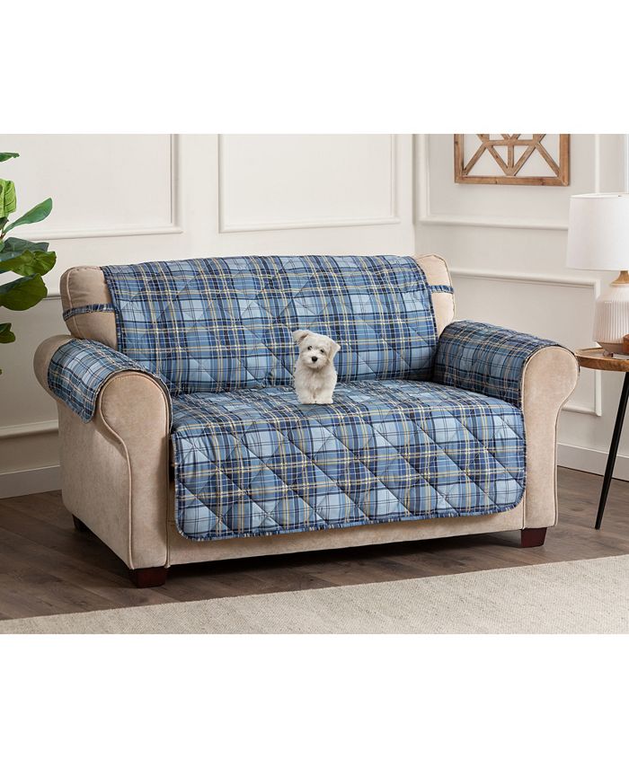 P/Kaufmann Home Tartan Plaid Loveseat Cover Macy's