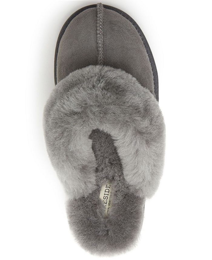 Dearfoams Women's Sydney Shearling Scuff Slippers Macy's