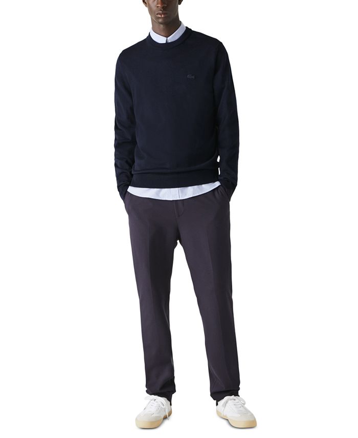 Lacoste Mens Classic Fit Long Sleeve French Terry Sweatshirt SH9659-CCA-S