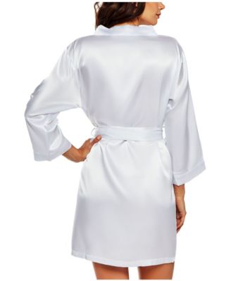 Women's Marina Lux 3/4 Sleeve Satin Lingerie Robe