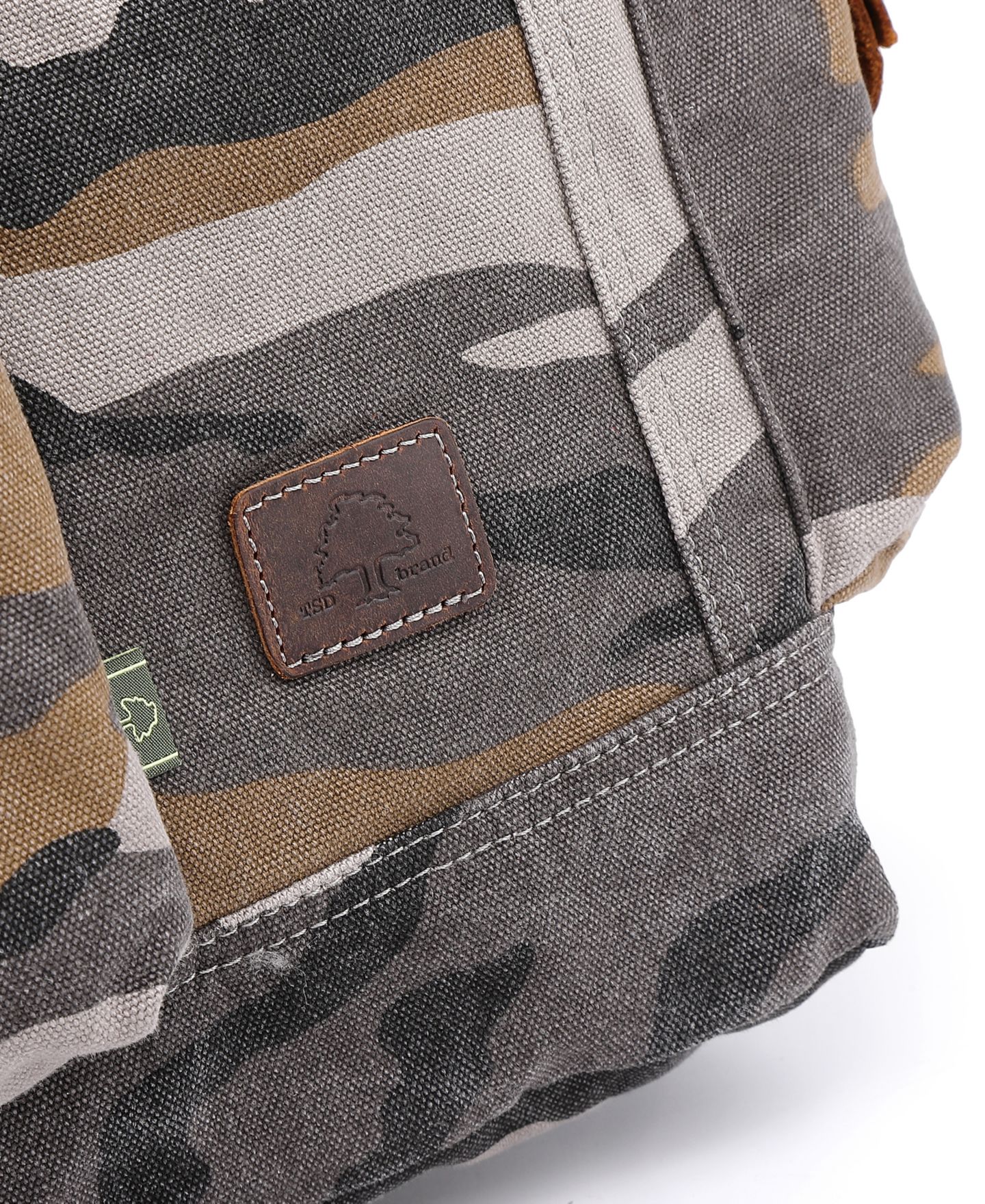 Женская сумка TSD BRAND Camo Canvas, цвет: Серый — фото 8
