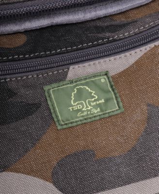 Camo Canvas Messenger Bag