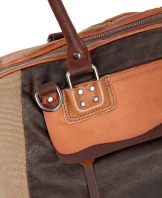 Tapa Canvas Satchel Bag