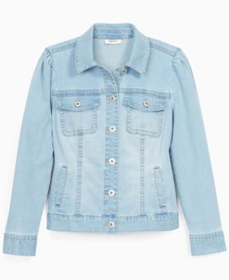 charter club petite denim jacket