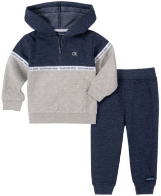 Calvin Klein Baby Boys Half-zip Fleece 