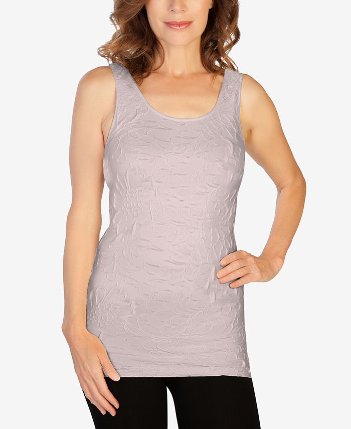 skinnytees Floral Eyelet Tank Top Macy's