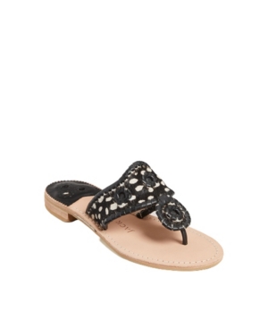 Jack Rogers Women's Haircalf Flat Sandal
