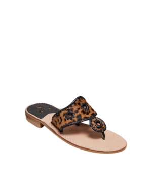 Jack Rogers Women's Haircalf Flat Sandal