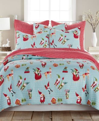 Gnome for the Holidays Quilt, Full/Queen