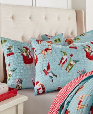 Gnome for the Holidays Quilted Sham, Standard